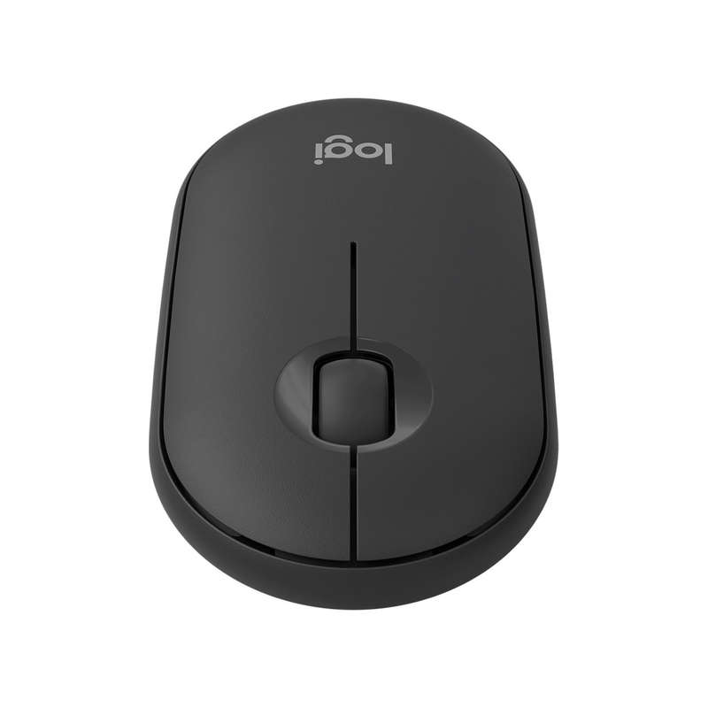 Logitech Pebble Mouse 2 M350S Ambidextrous Wireless Tonal Graphite Optical Mouse