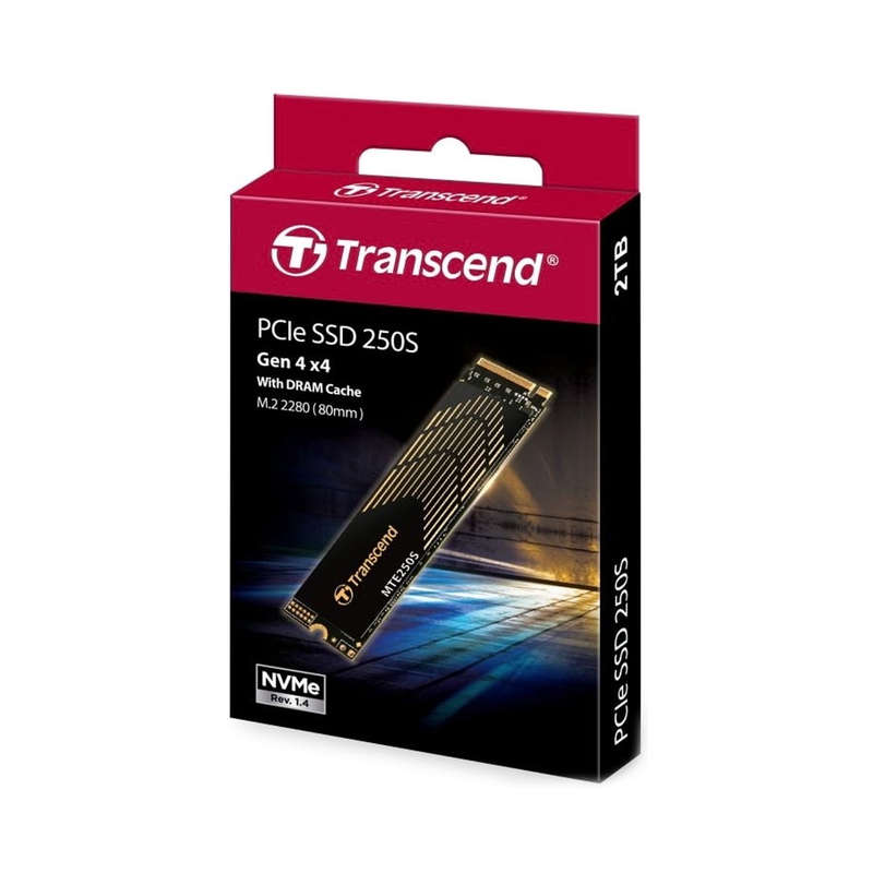 4TB Transcend TS4TMTE250S SSD M.2 2280 PCIe 4.0 NVMe Solid State Drive