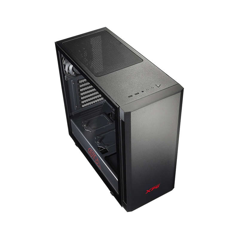 XPG Invader Tempered Glass Black SPCC Steel Mid-Tower Desktop Chassis