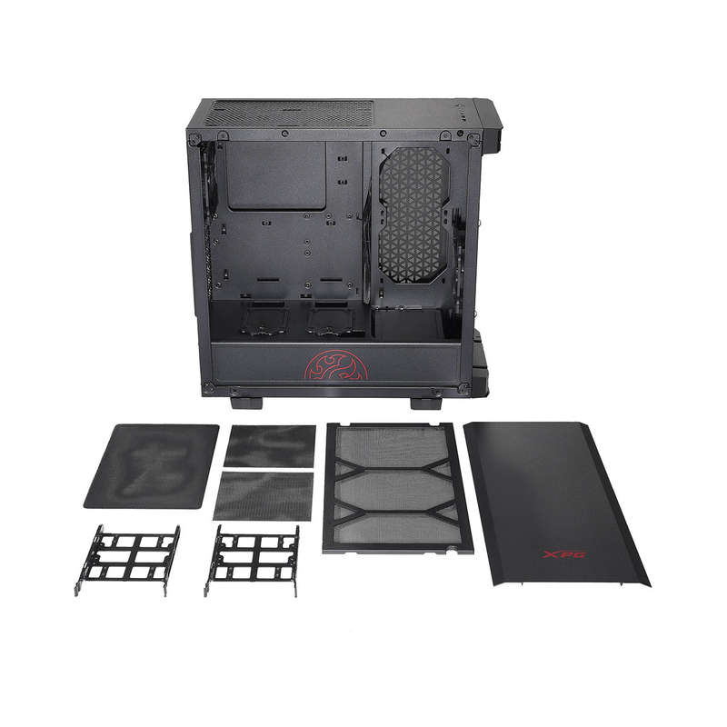 XPG Invader Tempered Glass Black SPCC Steel Mid-Tower Desktop Chassis