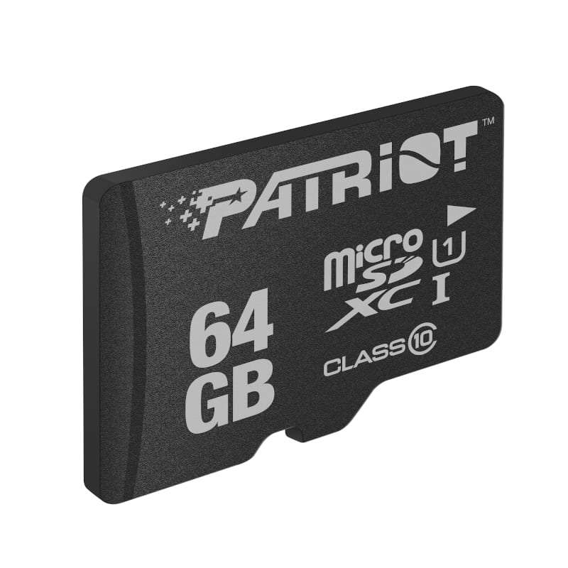64GB Patriot LX CL10 Micro SDHC Card