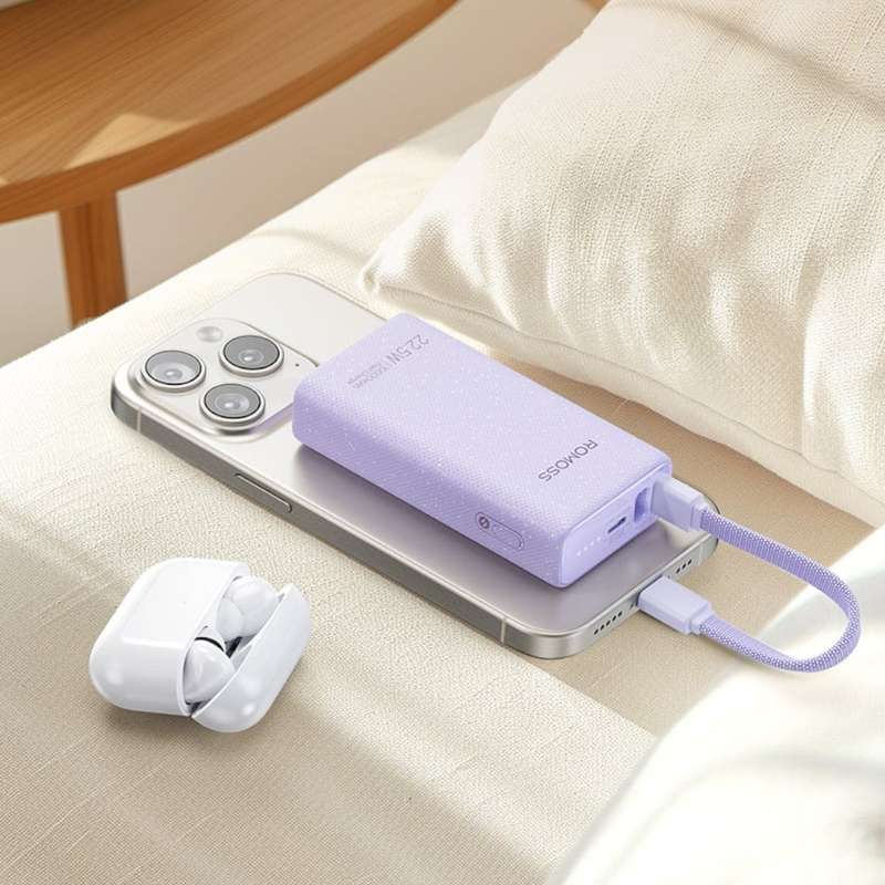 Romoss PHA10 10000mAh 22.5W Fast Charge Power Bank  Purple