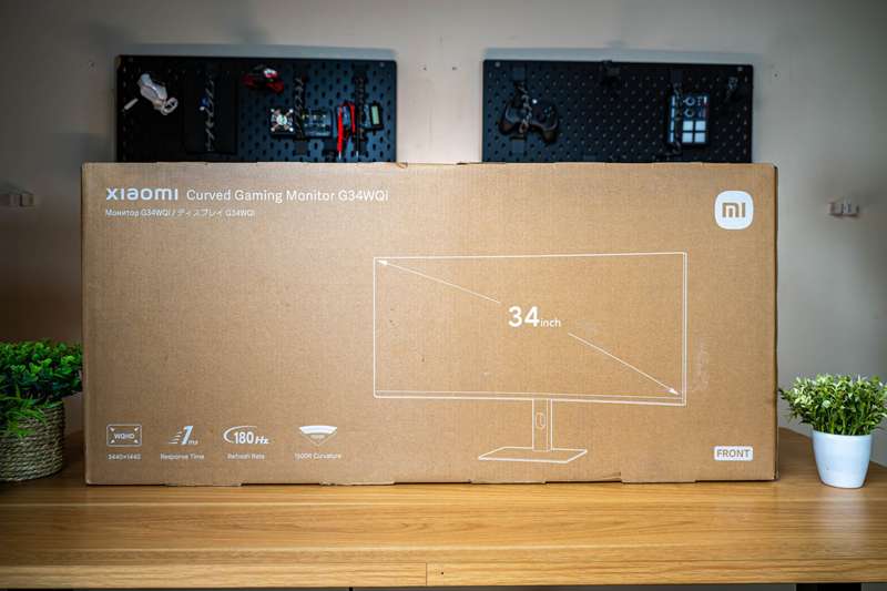 34" Xiaomi G34WQi 1440p UltraWide VA Curved Gaming Monitor