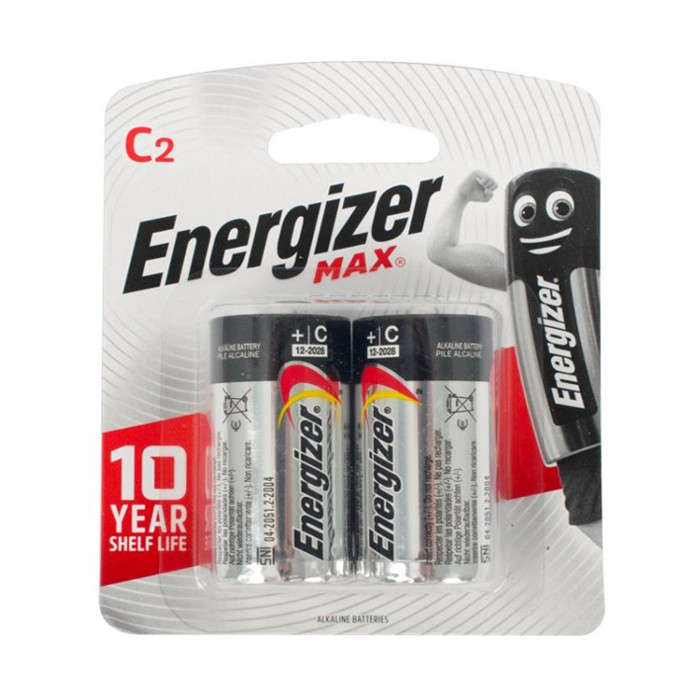 Energizer Max C Batteries - 2 Pack