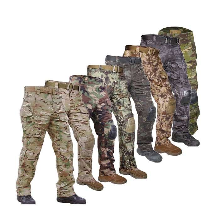 TacSpec Battle Pants with Built in Knee Pads - Various Black 36