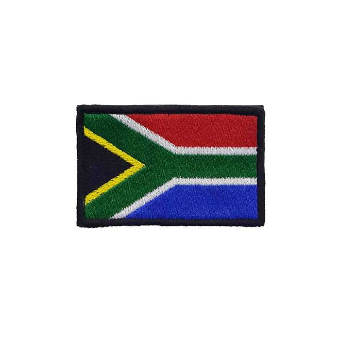 DZI SA Flag Embroidered Velcro Patch - Various Colours Full Colour