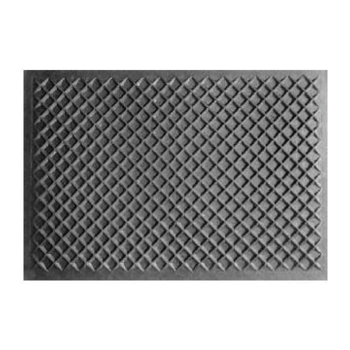 Moto-Quip Black Rubber Mat, Size - 50cm x 35cm