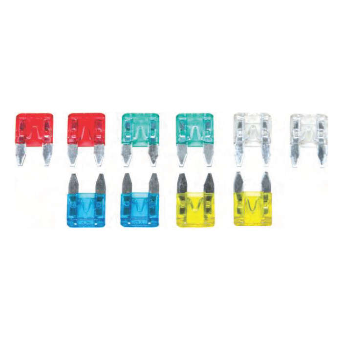 Moto-Quip 10pc Assorted Miniature Blade Fuses