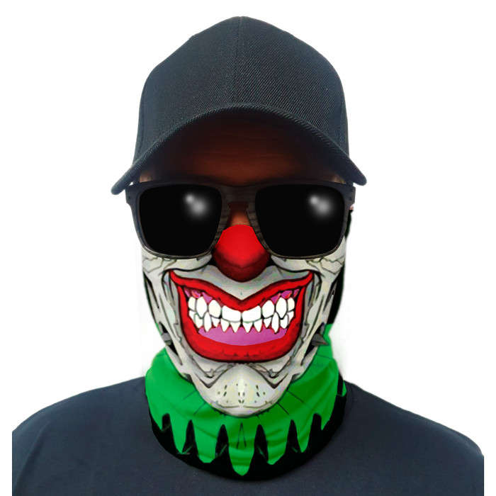 Multi-Use Tubular Bandana/Gator Face Shield - Trickster