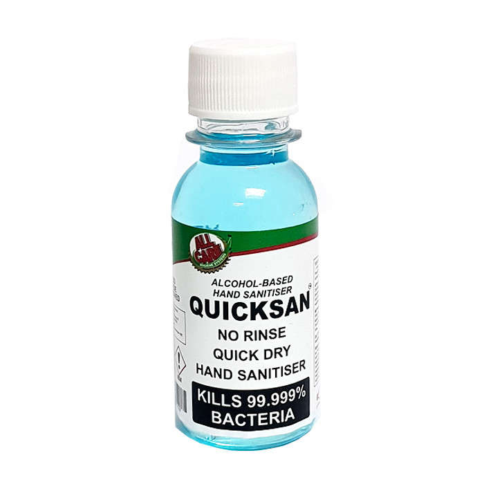 Quicksan 70%+ Alcohol Liquid Hand Sanitiser - 100ml
