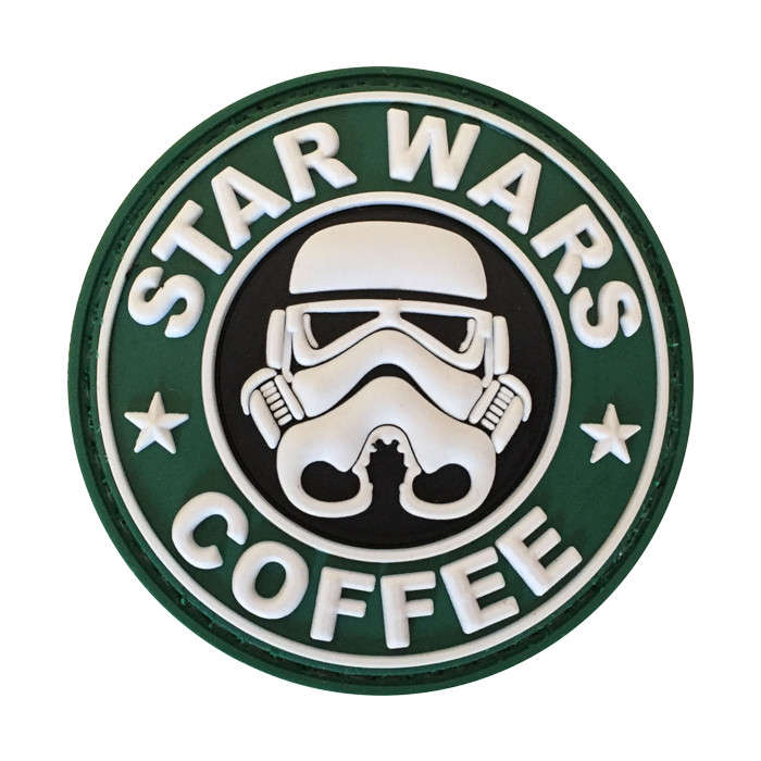 TacSpec "Star Wars Coffee" PVC Velcro Patch - OD