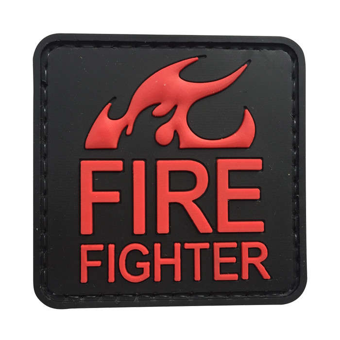 TacSpec "Fire Fighter" PVC Velcro Patch