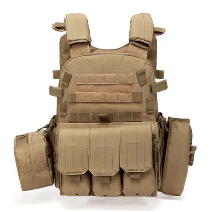 Basic Medium MOLLE Plate Carrier/Vest Only - Various Black