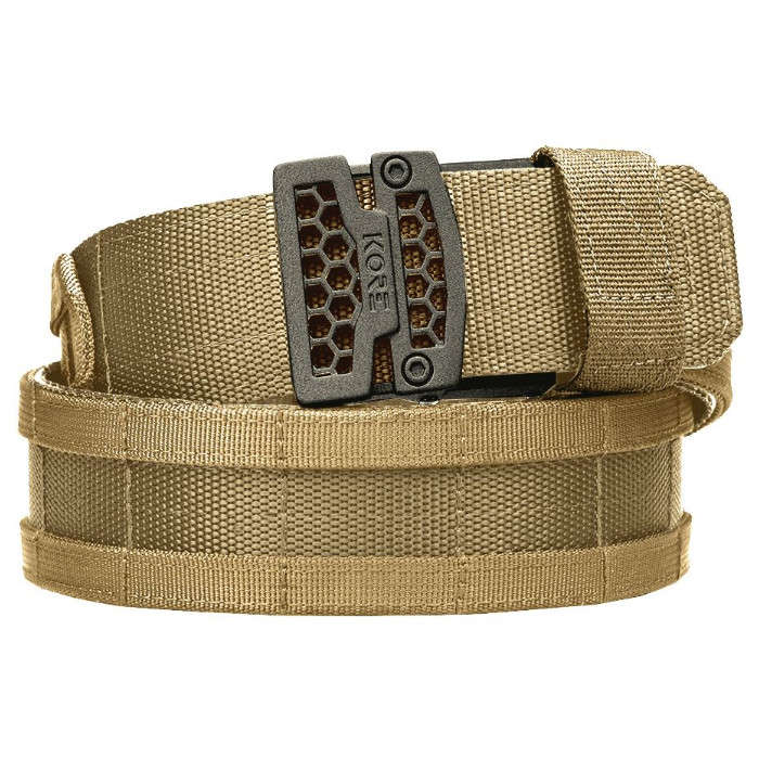 Kore Micro Adjustable Battle Belt - Coyote Tan - 24" to 48"