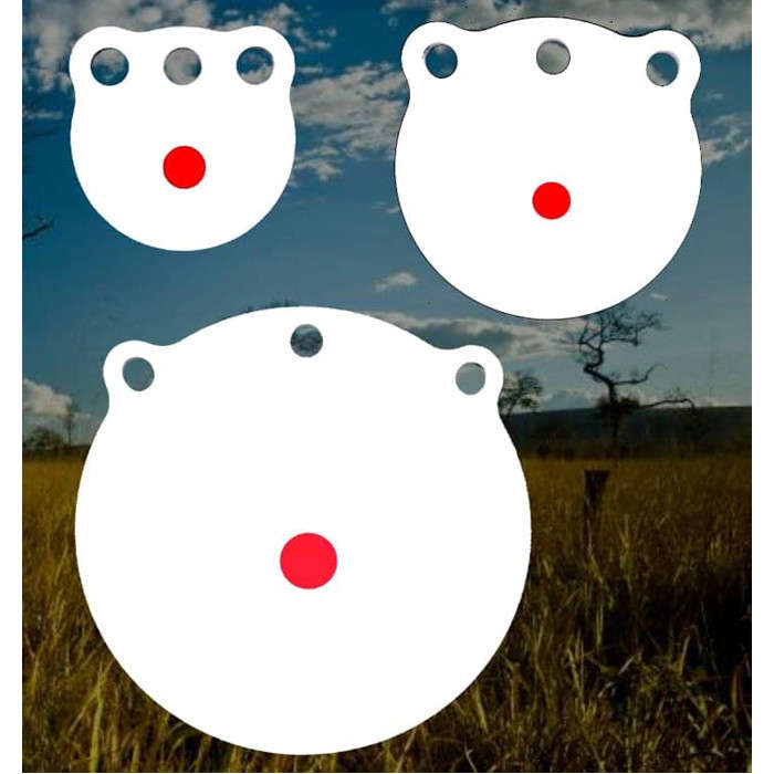 AR500 Steel Gong Target - Round - Various 100mm x 10mm