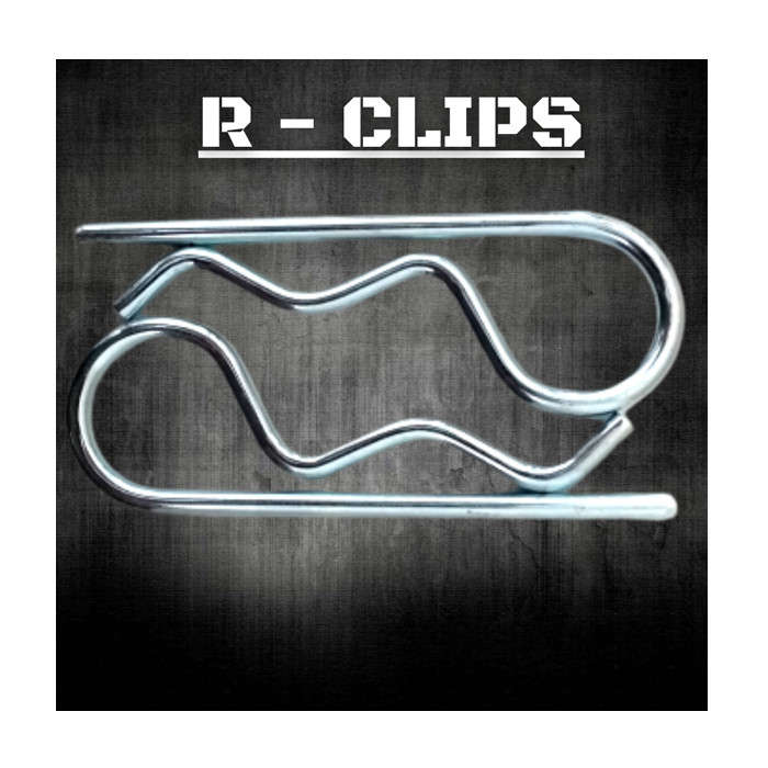 Replacement R-Clip Set for Gong Target Stand (85x4mm) (Pack of 2)