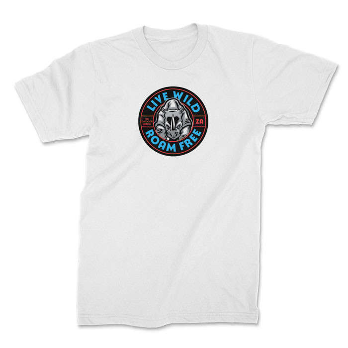 TON "Live Wild Roam Free" Unisex Premium T-Shirt - White XL