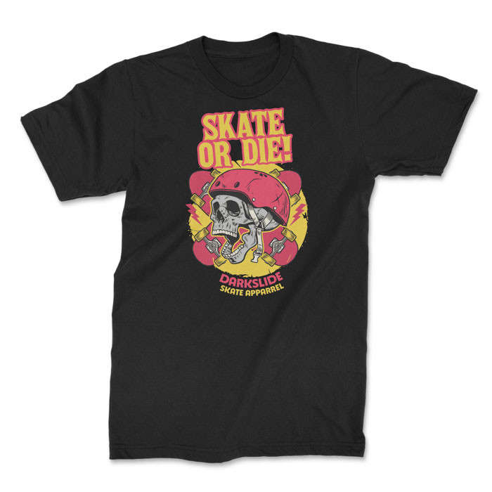 TON "Skate or Die" Unisex Premium T-Shirt - Black L