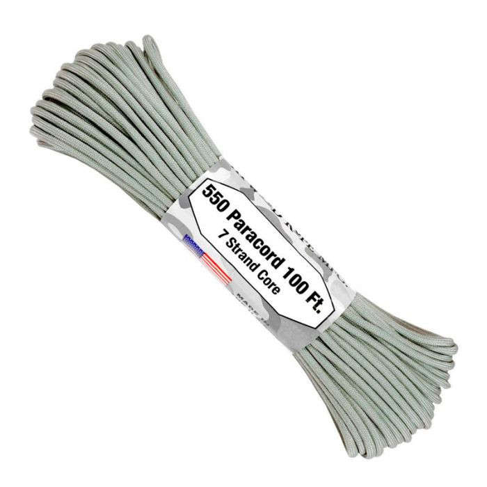 Atwood 550 7 Strand Core Paracord -  Grey 100ft