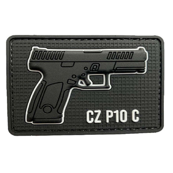 TacSpec "CZ P10C" PVC Velcro Patch - Black