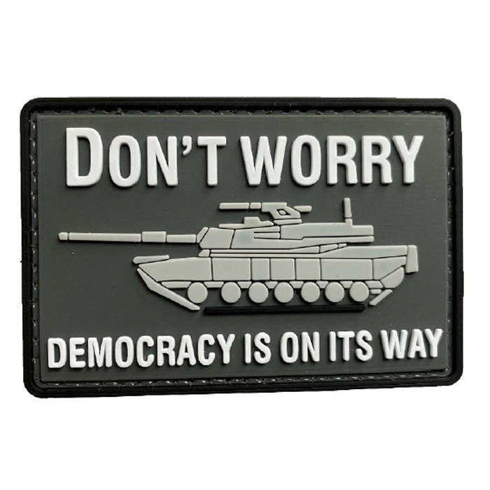 Tacspec "Don't Worry it's on it's Way" - Tank PVC Velcro Patch