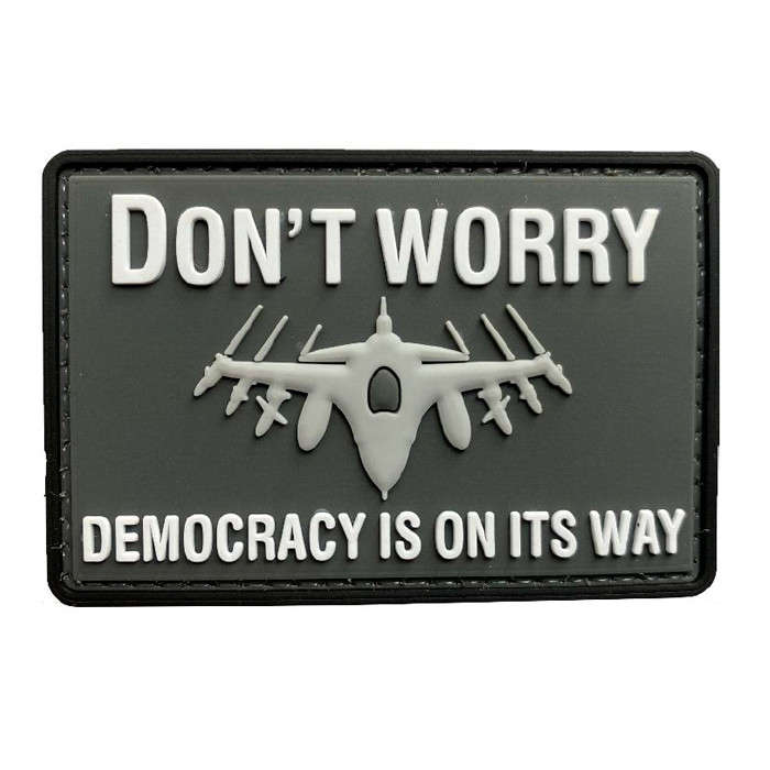 Tacspec "Don't Worry it's on it's Way" - Fighter PVC Velcro Patch
