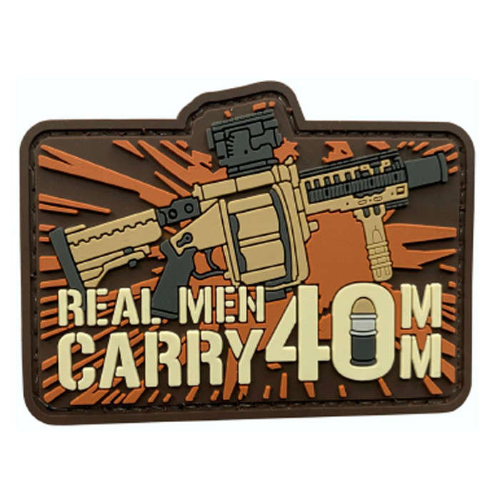 TacSpec "40mm" PVC Velcro Patch
