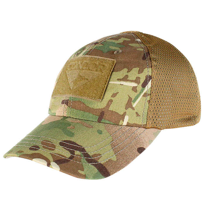 Condor Mesh Tactical Cap - Camouflage Multicam