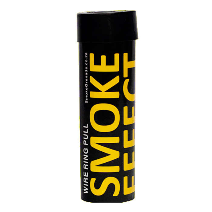 Smoke Effect Wire Pull Smoke Grenade - Yellow