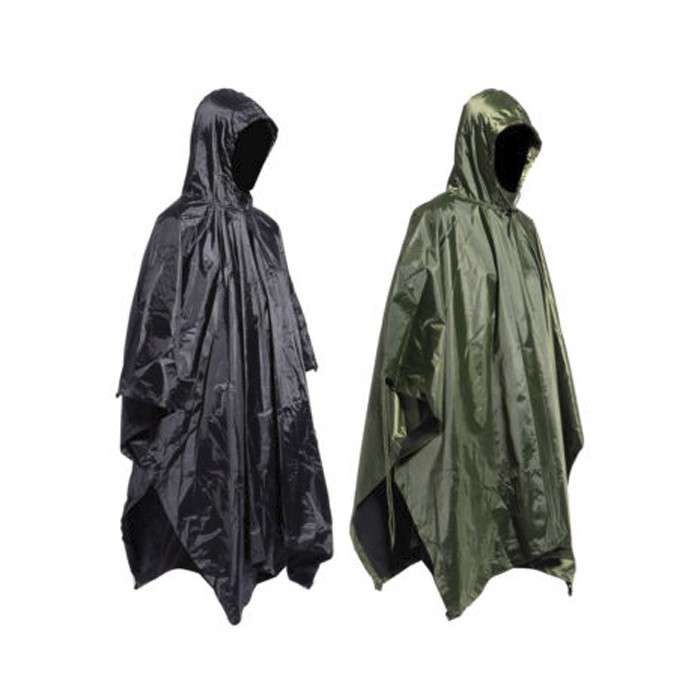 DZI Rubberised Poncho Brown