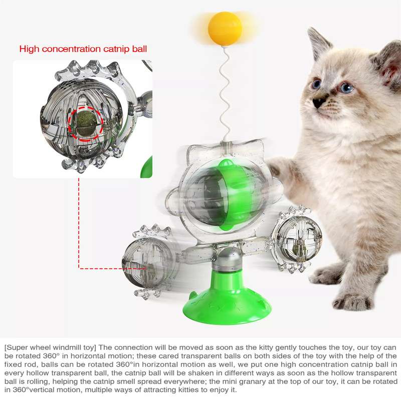 Bobbly Catnip Windmill
