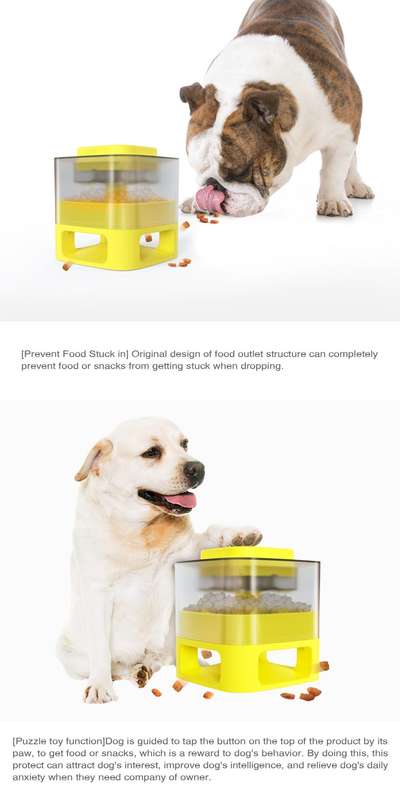 Press the Button Doggie Treat Dispenser