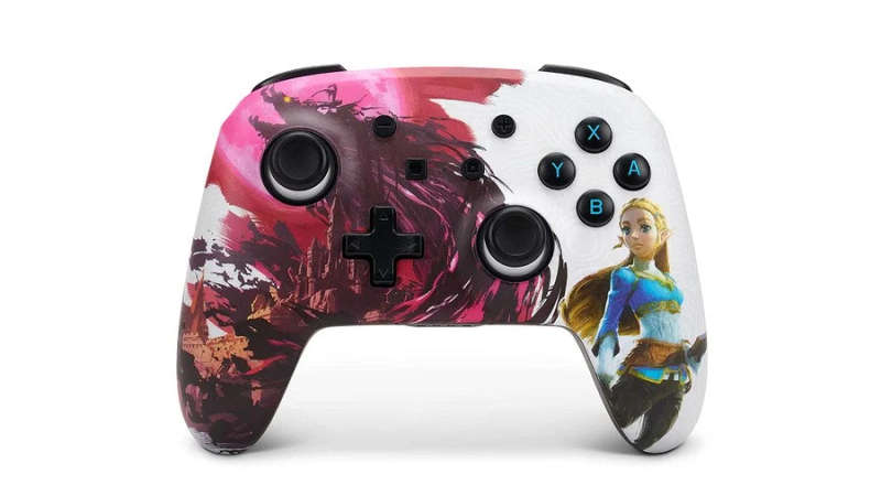 PowerA Enhanced Wireless Nintendo Switch Controller - Blood Moon Zelda