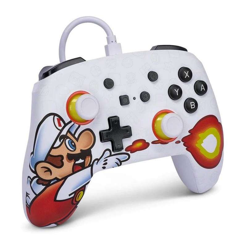 PowerA Enhanced Wired Nintendo Switch Controller - Fireball Mario
