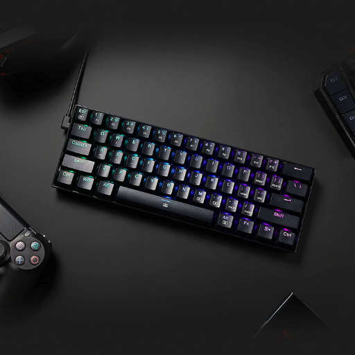 Redragon Dragonborn Wired 61-Key Mechanical Keyboard