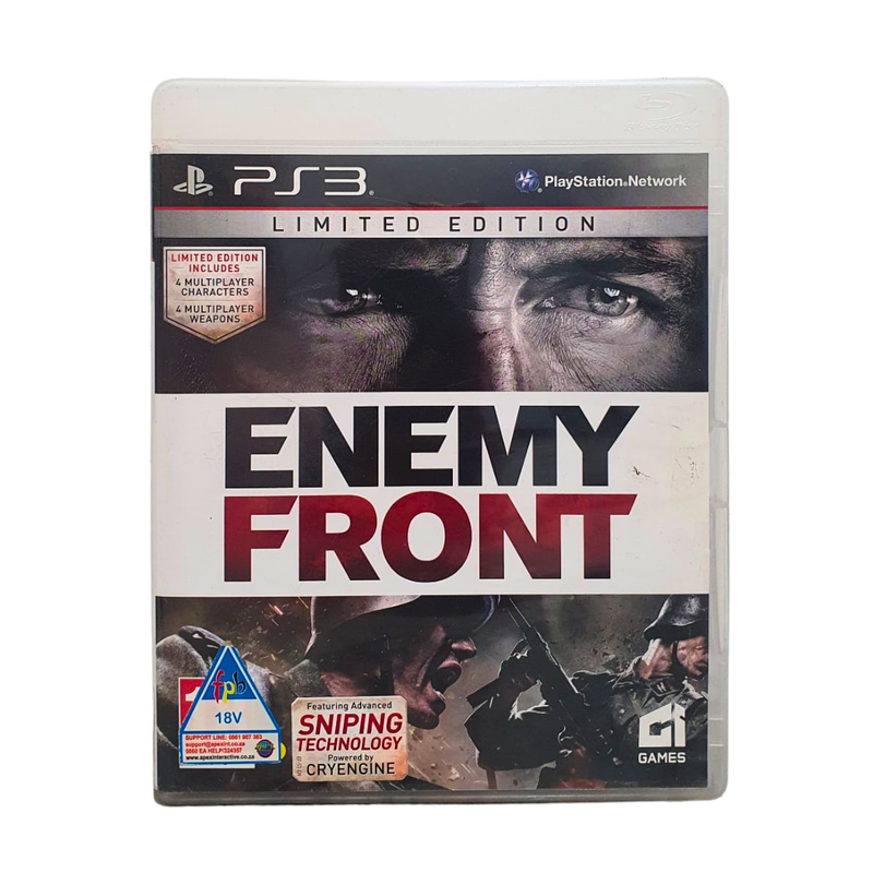 Enemy Front Limited Edition - PS3