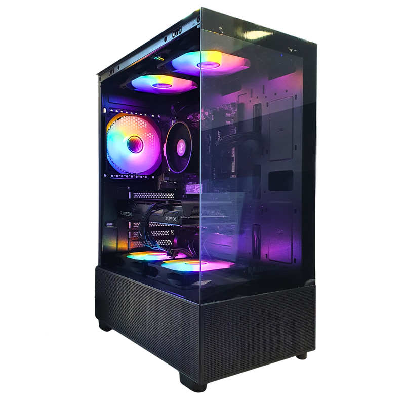 Ryzen 5 7600 Gaming PC with RX 6600 XT 8GB  16GB RAM, 256GB NVMe SSD  1080p & 1440p Gaming ...