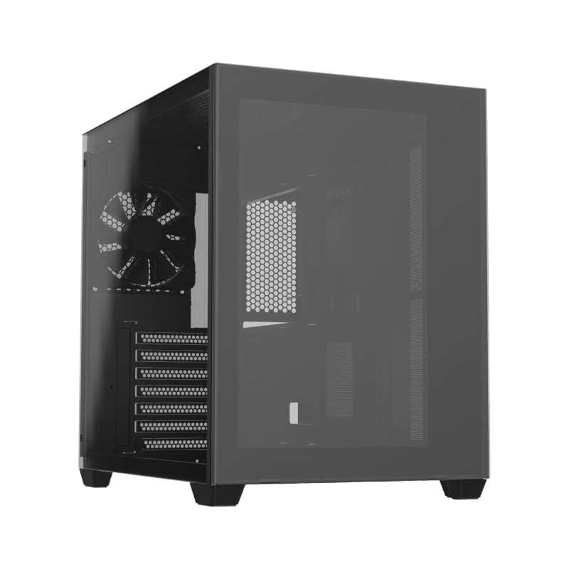 FSP CMT380B ATX Gaming Chassis  Black