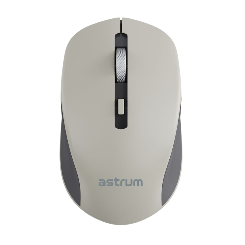Astrum Rechargeable Wireless Mouse - White/Grey