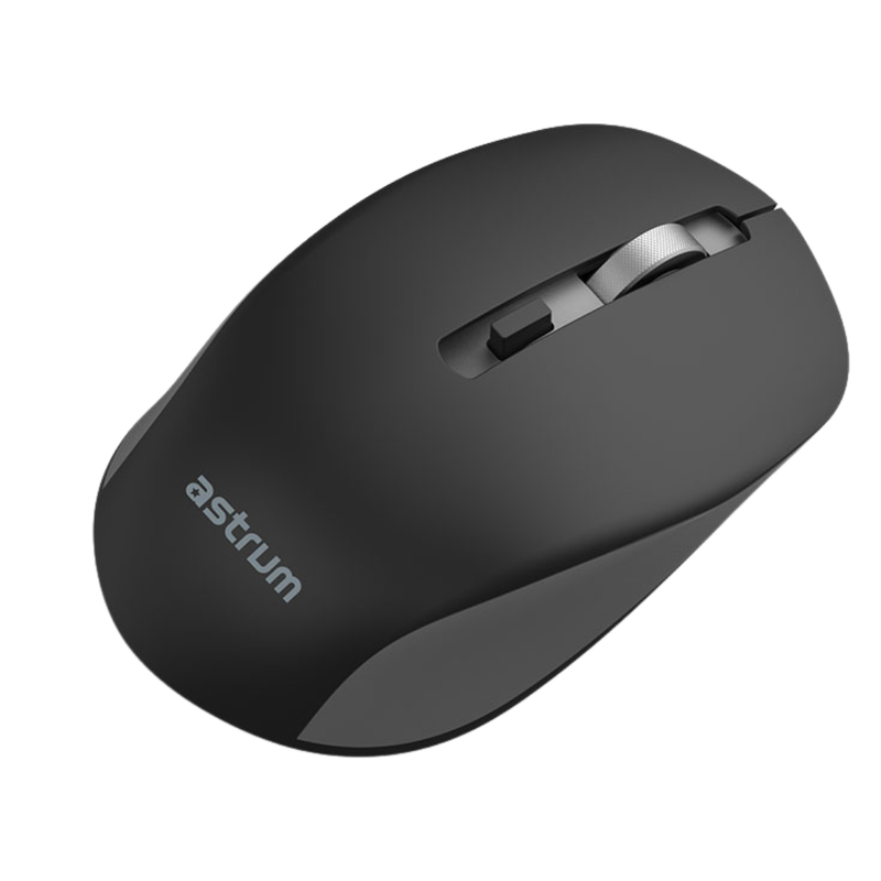 Astrum Rechargeable Wireless Mouse - Black/Grey