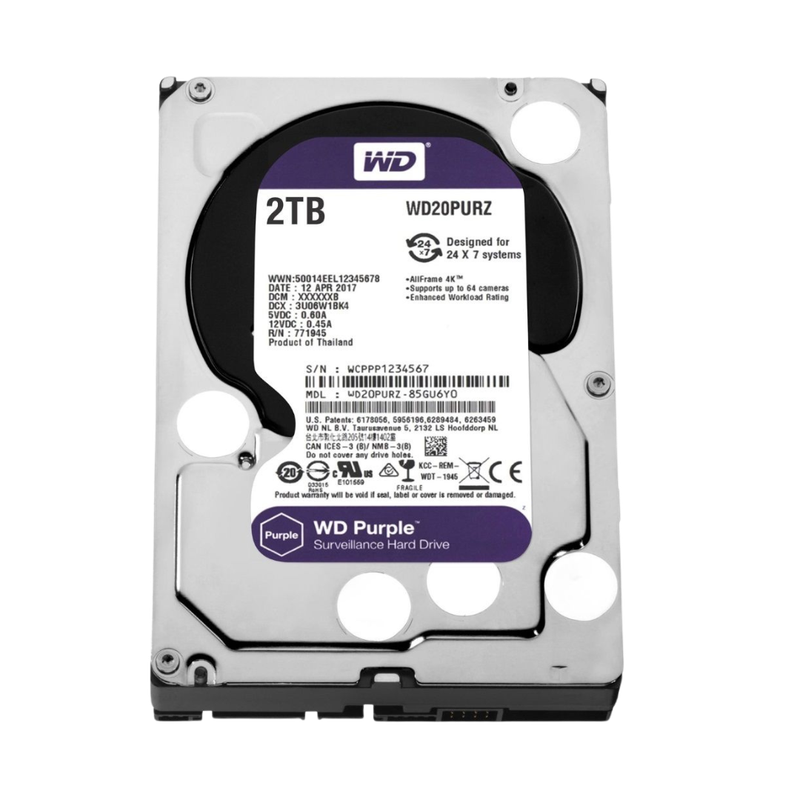 2TB 3.5" SATA HDD