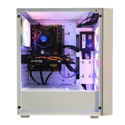 Budget Gaming PC  Intel i7-4790S, RX 580 8GB, 16GB RAM, 256GB SSD  Smooth 1080p Performance...