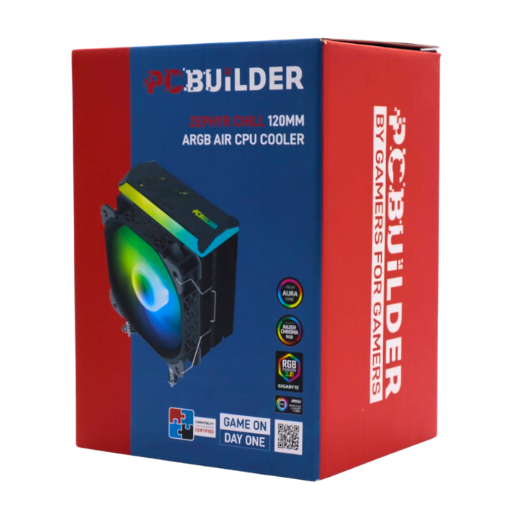PCBuilder Zephyr Chill 120MM ARGB AIR CPU Cooler