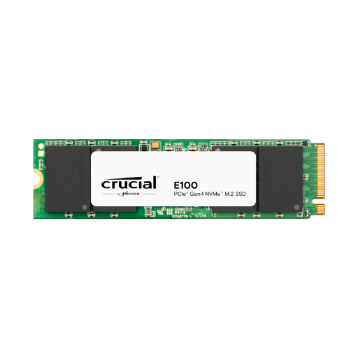Crucial E100 480GB PCIe Gen4 2280 NVMe M.2 SSD