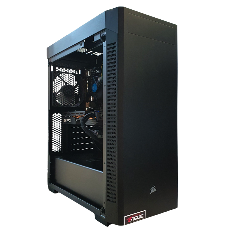 Prebuilt Gaming PC  Intel Core i7-4790, RX 580 8GB, 16GB RAM, 240GB SSD  1080p Gaming Beast