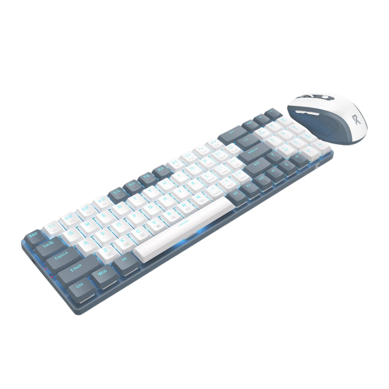 Redragon Wireless Keyboard and Mouse Combo  Grey/White