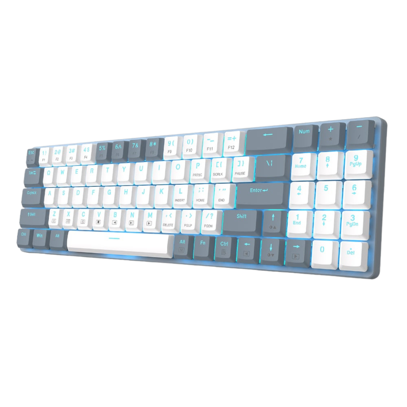 Redragon Wireless Keyboard and Mouse Combo  Grey/White