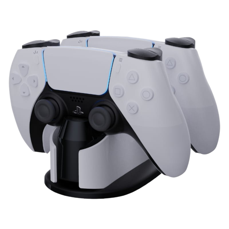 Sparkfox PlayStation 5 Combo Gamer Pack (Headset, Grip Pack, Controller Skin, Charging Dock)