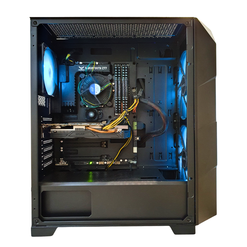 Intel Core i7-3770K Gaming PC with GTX 1060 6GB  16GB RAM, 256GB SSD  1080p Performance Beast