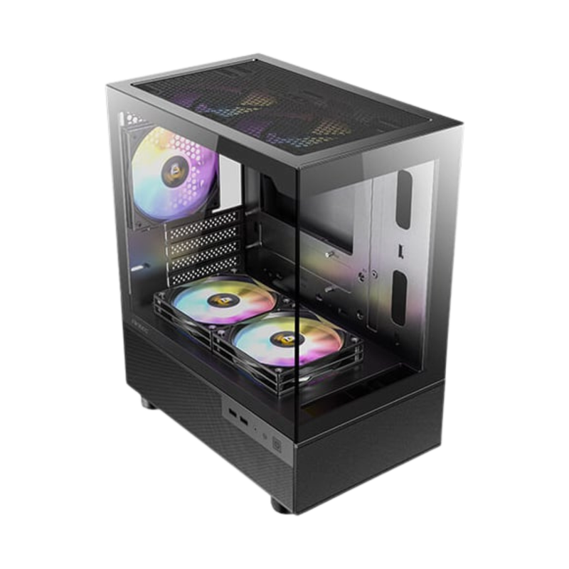 Antec CX200M Elite Micro-ATX | ITX RGB Mini-Tower Gaming Chassis  Black